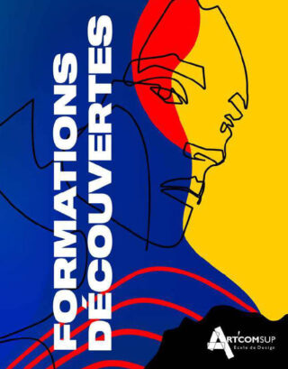 Couverture de la brochure Formations découvertes. D'art'Com Sup