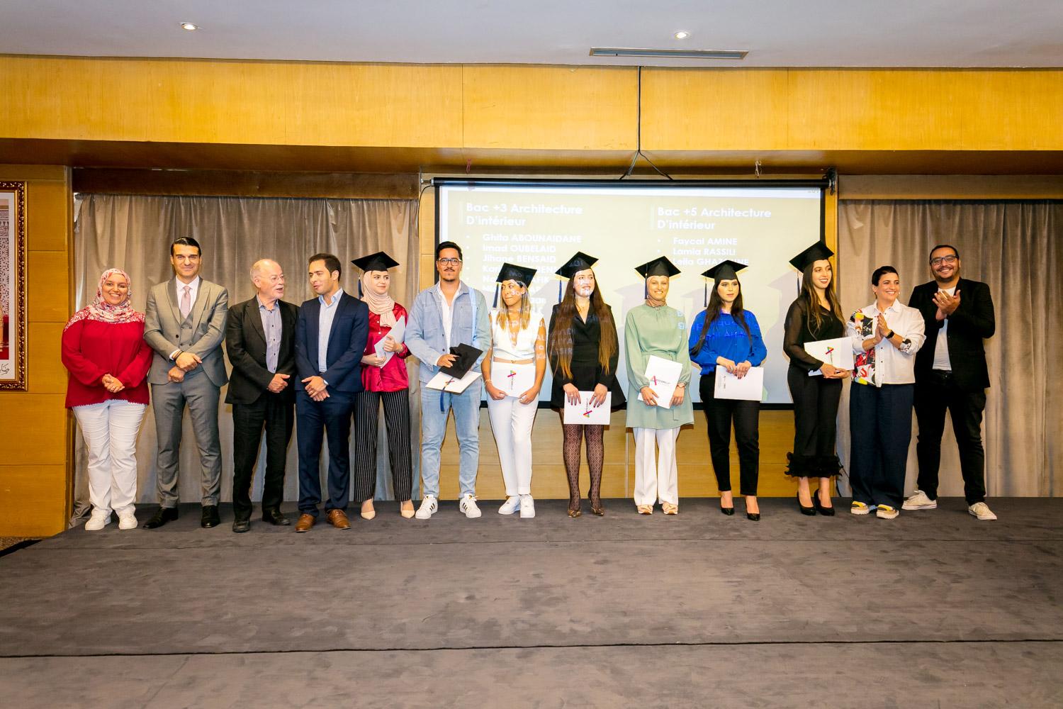 ceremonie des remises de diplomes en image
